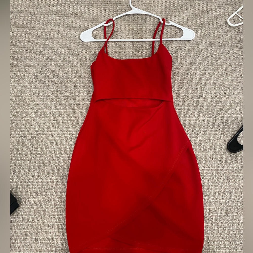 Red dress